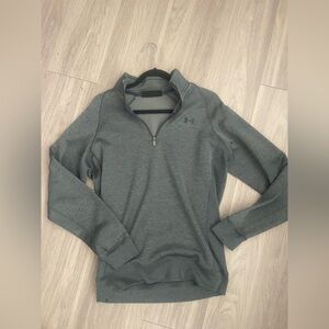 Under Armour Men's Charcoal Zip-Up Sweater